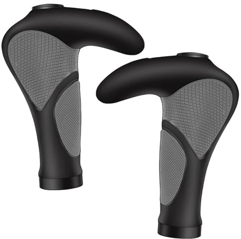 Lenkerhörnchen Fahrrad MTB Fahrrad Hörner Lenker Cube mit Zwei Seiten Lock-On Design aus rutschfestem Gummi, für 22,2 mm MTB Griffe für Mountainbike Rennrad Faltrad Cityrad