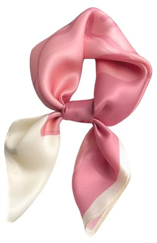 LEEQ Bandana,Kopftuch damen,Maulbeerseide Schal,quadratisches satin-kopftuch,Grafikdruck Seidentuch,Elegantes Halstücher,Geschenk für Mutter geeignet für Taschentuch, Hals, Handgelenk
