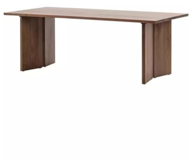 KOHUS Esstisch, einfacher Esstisch, Massivholz, Retro-Teetisch, Konferenztisch, langer Tisch, WABI-Sabi-Stil, Esstisch (160 cm)