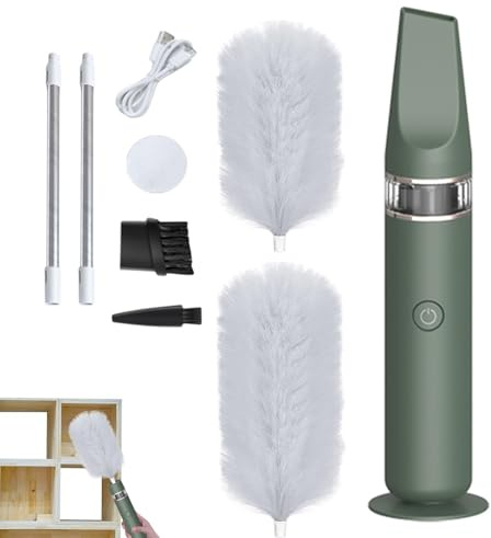 Electric Spin Duster - Rechargeable Spin Duster, Electric Feather Brush | Convenient To Use, Rechargeable Dusting Tool With Action For Furniture Baseboard Fan Appliance