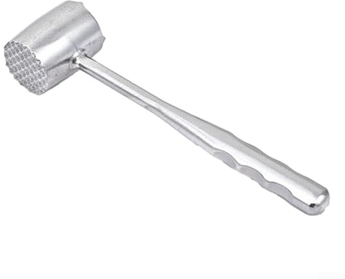 Mazo de carne de aluminio fácil de usar, una herramienta imprescindible para cada cocina (redondo)