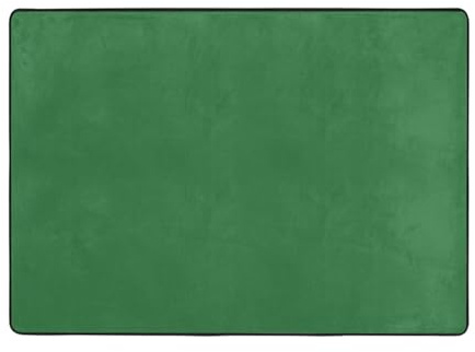 VVXBHGR Bambus-Teppich mit grünem Druck, 203,2 x 147,3 cm, für Wohnzimmer, Büro, Couchtisch, Bett, Balkon, weich, flauschig, wasserabsorbierend, langlebig