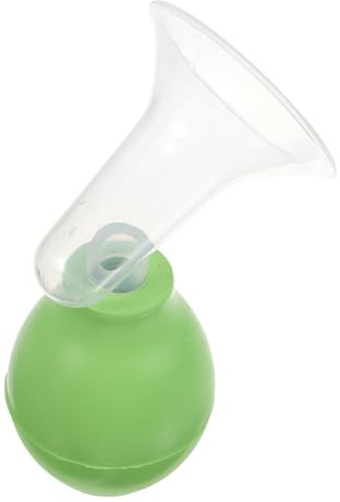 DECOMELODY Tragbare Manuelle Milchpumpenmaschine aus Kunststoff und Gummi mit Bequemem Horn Design für Stillen und Einfache Anwendung Unterwegs