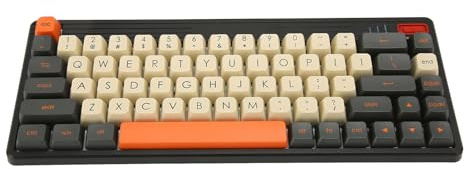 Plyisty Tastiera Meccanica Swap Hot con Azione Alternativa o Ergonomica, Retroilluminata Rgb, Tastiera da Gioco5.0 2.4g Cablata USB Per, OS X