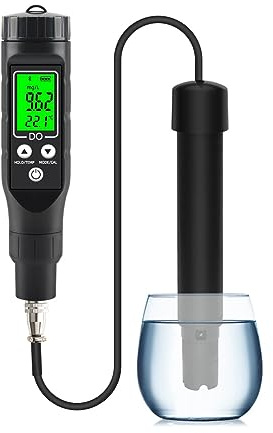 YFDGD Wassertester Intelligentes Bluetooth-Messgerät for Gelösten Sauerstoff, Professioneller Aquakultur-Do-Analysator-Tester for Das Brauen Von Wein Im Aquarium Mehrzweck Genau Einfach