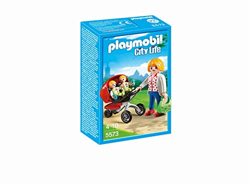 Playmobil City Life 5573 Maman avec Jumeaux et Landau