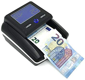 AntDau71 - Détecteur de faux billets mis à jour compteur d'argent vérification de faux billets euros USB pour magasins, banques, exercices commerciaux avec batterie rechargeable