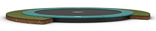 BERG Sport flatground Trampolin rund Champion grün 380 cm 14+ | Qualitätstrampolin, Sporttrampolin, Sicheres Trampolin, geeignet ab 14 Jahren