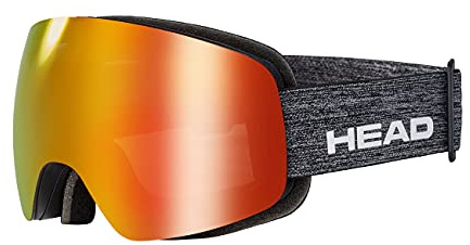 HEAD Globe FMR Ski- und Snowboardbrille für Erwachsene, Unisex, Red/Melange