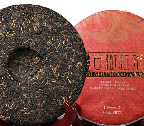 Roter Tee Big Leaf Tea 357g Schwarzer Tee Kuchen Alter Baum Chinesische Gesundheit Grüne Nahrung