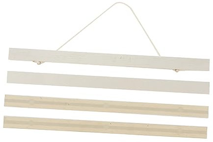 SEWOART Holz Magnet Scroll Aufhänger Gemäldeaufhänger Poster Rahmen Bilderrahmen Aufhängen Posterrahmen Gemälderahmen Hängerollen Drucke Karten Platzieren Klemmen Seil Stoffe Wandteppiche