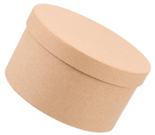 FOMIYES Runde Papierbox Für Keksverpackungen Süßigkeitenverpackungen Stabile Aufbewahrungsboxdeckel
