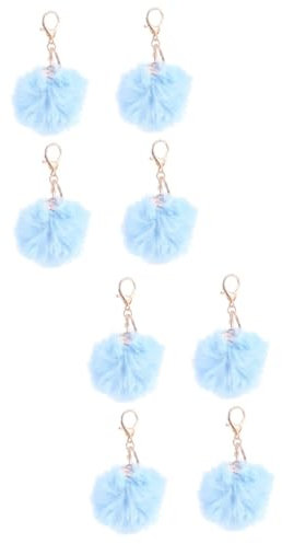 SOIMISS 8stücke Schlüsselanhänger Mit Fuzzy- Und Blumenmotiv Einzigartige Taschenanhänger Für Handtaschen Und Rucksäcke Kreative Deko Für Schlüssel Und