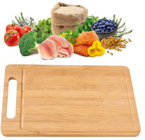 Planche a Decouper, Planche à Pain, Planche à Petit-Déjeuner, Planche Charcuterie, pour Sur Les Tables de Cuisine à la Maison, Peut Être Utilisée Comme Planche à Collation, 30.5CM x 20CM x 1.2CM