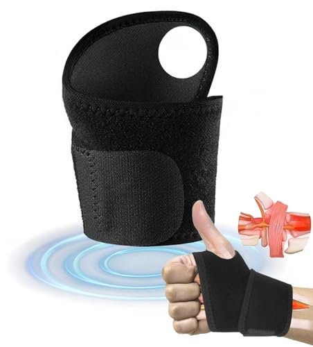 enlik Handgelenk Bandage Handgelenksstütze Handgelenkbandage für Sport und Alltag – Atmungsaktive Schwarze Handgelenkschutz Links und Rechts Austauschbar für Damen und Herren