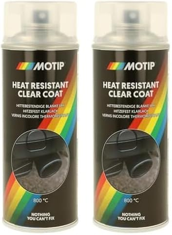 Hitzefester Klarlack 1x 400ml 04033 (Packung mit 2)