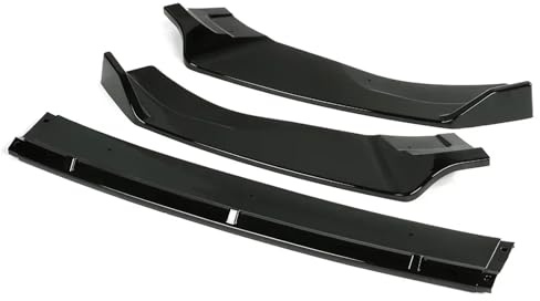 Lame De Pare Chocs Avant, Spoiler Avant Kit De Becquet De Pare-Chocs Avant Utilisation Adaptée pour Volkswagen Golf 7 7.5 MK7 MK7.5 GTI GTD R R-Line 2012-2020, Noir Brillant
