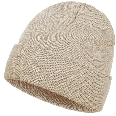 Werownsgso Bonnet tricoté pour homme et femme - Pour l'hiver - Pour les jours froids - Pour l'extérieur