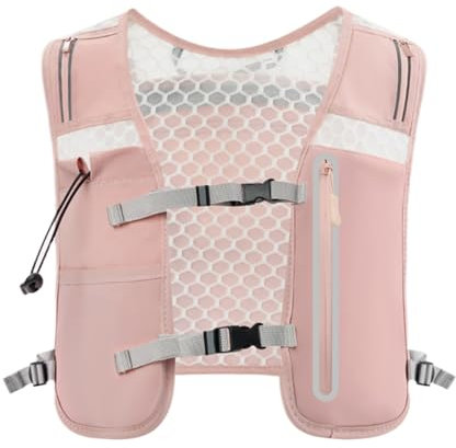 Laufweste - 4L Leichtes Laufgurt Für Outdoor Aktivitäten - Verstellbare Brustgurte Mit Sicherheitsreflektoren Und Handyhalter Unisex Für Jogging Radfahren Wandern Trailrunning