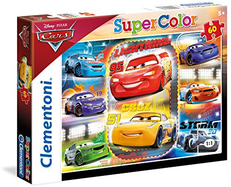 Clementoni 26983 Cars 3 Puzzle, 60 Teile
