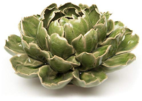Chive ‘Coral’ Artificial Plant — Beautiful, Decorative Ceramic Fake Flowers, Succulents & Air Plants — Green Mofo
