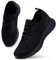 HKR Womens Trainers Athletic Running Shoes Comfortable Walking Shoes Lightweight Tennis Shoes Breathable Ladies Outdoor Gym, 3.5 UK, All Black