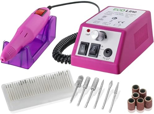 Elektrisches Fußpflegegerät Fräser Set mit Diamantschleifer Nagelfräser Bit | Maniküre und Pediküre-Set 44-teilig für die Hand- und Fußpflege