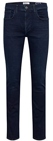 b BLEND Blend Jet Fit-Multiflex-Slim Noos Jeans, Denim Bleu foncé foncé (201325), 38 W/34 L Homme