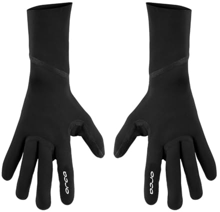 ORCA Women's Openwater Core Swim Gloves (Small, Athletic, Black)