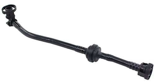 Doo Engy Kurbelgehäuseentlüftungsschlauch aus Edelstahl für Opel Astra H, J, Corsa D, E, Insignia A, Meriva A, Zafira B, C und SAAB 9-5 1.6 Turbo - Schwarz, 1 Stück
