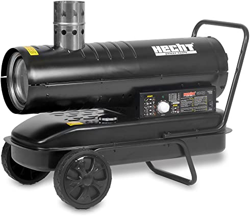 HECHT Diesel-Heizkanone 18 kW – Ölheizung mit Fahrwerk