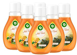 Air Wick Activ – Duftaufsteller mit frischem Duft gegen Tabak und unangenehme Gerüche – Duft: Anti-Tabak – 6 x 375ml