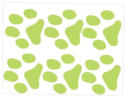 Toyvian 2blätter Wandsticker Für Kinderzimmer Glühende Tierpfoten Wanddekor Abnehmbar Und Selbstklebend Für Schlafzimmer Und Leuchtendes Design Für Kreative Raumatmosphäre