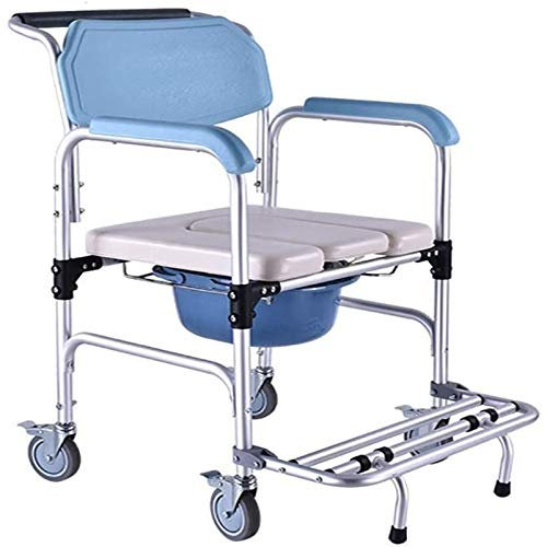 Duschsitz, Duschhocker, Duschstuhl, Dusch-WC, mobiler Stuhl, Toiletten-/Duschstuhl, verdickter Toilettensitz
