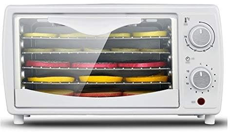 Deshidratador De Alimentos De 260 W, 5 Niveles, Secador De Alimentos De Frutas For El Hogar A Baja Temperatura, Temperatura Digital Ajustable De 38 A 78 °C Y Temporizador De 24 Horas, Secador De Aire