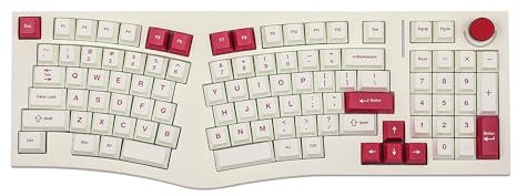 MechLands Feker Alice98 Ergonomic 98 Keys Custom Mechanical Keyboard, VIA Programmable, USB-C Wired Gaming Keyboard, Hot Swappable, 5 Layer Paddings, Control Knob, NKRO, RGB for Win/Mac (Beige)