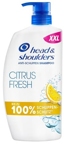 Head & Shoulders Citrus Fresh Shampoo anti-forfora per capelli grassi, 800 ml, erogatore di pompa, fino al 100% di protezione dalla forfora, clinicamente testato, sensazione di freschezza pulita con