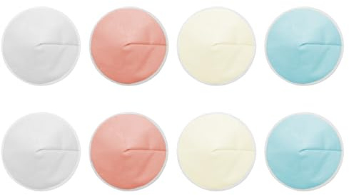 Stilleinlagen, waschbar, wiederverwendbar, 8 Stück, Bio-Bambus, waschbar, sehr saugfähig, für Stillen und Mutterschaft