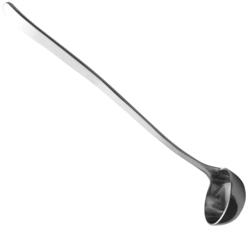 OFFIGAM Cuillère à Miel Et Cuillère à Huile Grosse Taille à Manche Long En Acier Inoxydable Polyvalente Pour Sauces Et Épices Ustensile La Cuisine Pour Assaisonnement Quotidien Outil Pratique