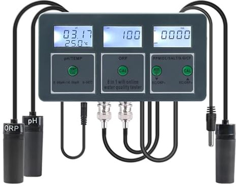YFDGD Wassertester Tuya WiFi Fishtank Wasser Qualität Tester Hohe Genauigkeit Heimgebrauch Prüfmaschine Monitor Analysator for Pool Mehrzweck Genau Einfach