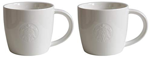 STARBUCKS Mug Short Fore Here Serie Weiss Collectors Set Varianten (2, Short/8oz/227ml)