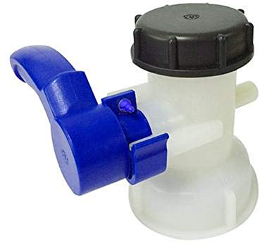 luckything Kugelhahn Zubehör Tankbehälter Ersatzhahn IBC Klappenhahn, IBC Tank Absperrklappe Leitungswasseradapter, Wassertank Schlauchanschluss IBC Tankadapter Wassertank Kugelhahn