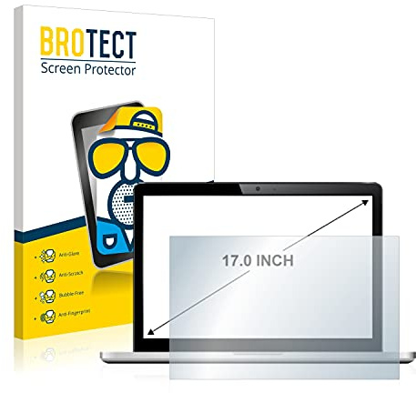 BROTECT 17 Entspiegelungs-Schutzfolie für Notebooks mit 17,0 Zoll (43.2 cm) [341 mm x 273 mm, 4:3]-Folie Matt, Anti-Reflex, Anti-Fingerprint