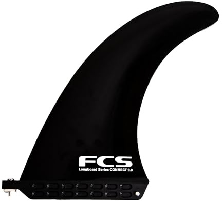 FCS Connect GF Screw & Plate Longboard Fin – Budget-Friendly Glass-Flex Single Fin for Longboards & 2+1 Setups – Easy Screw/Plate Installation (7)