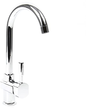 Wiltec Wasserhahn für Küchenarmatur um 360° drehbar, verchromt mit 16,41mm Anschluss (3/8)