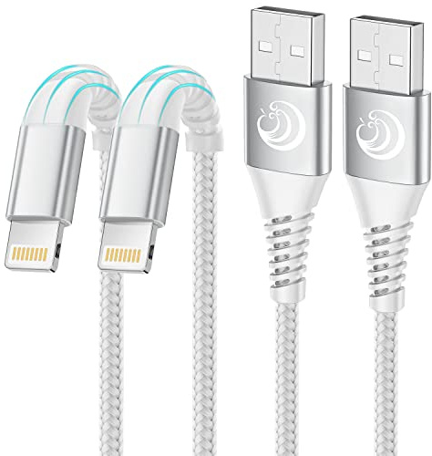 YosouiPhone Ladekabel, Lightning Kabel [2Pack 2M] Schnellladekabel für iPhone 14, 13, 12, 11, Pro, XS, Max, XR, X, 8, 7, Plus, 5s, SE 2020, iPad
