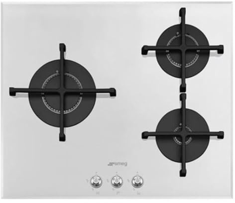 Smeg Glass Cooktop 3F BURNERS White PV163B3