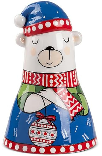 Egan Campanella Natalizia Simbolo Orso. Misura 6cmx9cm. La referenza è: 120037