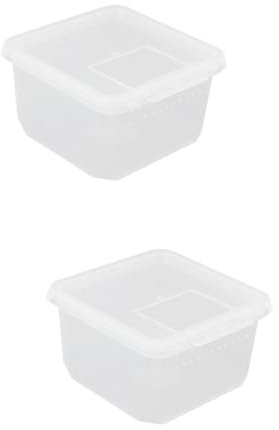 Angoily 2stücke Reptile Breeding Box Mini Carrier Für Spinnen Transparente Futterbox Für Krabben Schnecken Eidechsen Und Kleine Tiere Leicht Und Kompakt Zur Aufzucht Und Quarantäne