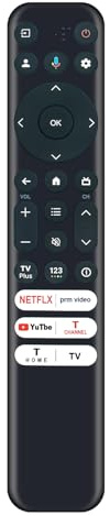 ALLIMITY Voice Télécommande Compatible avec TCL Mini LED 8K Smart TV RC813 FMB1 RC813-FMB1